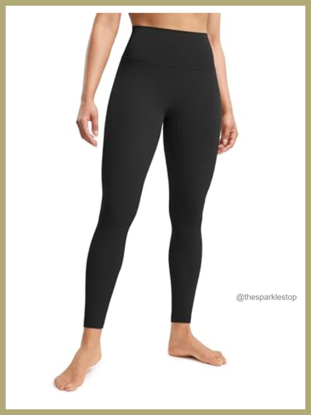 Creamluxe No Front Seam Ultra Soft Yoga Leggings High Waisted Seamless 25"28"
